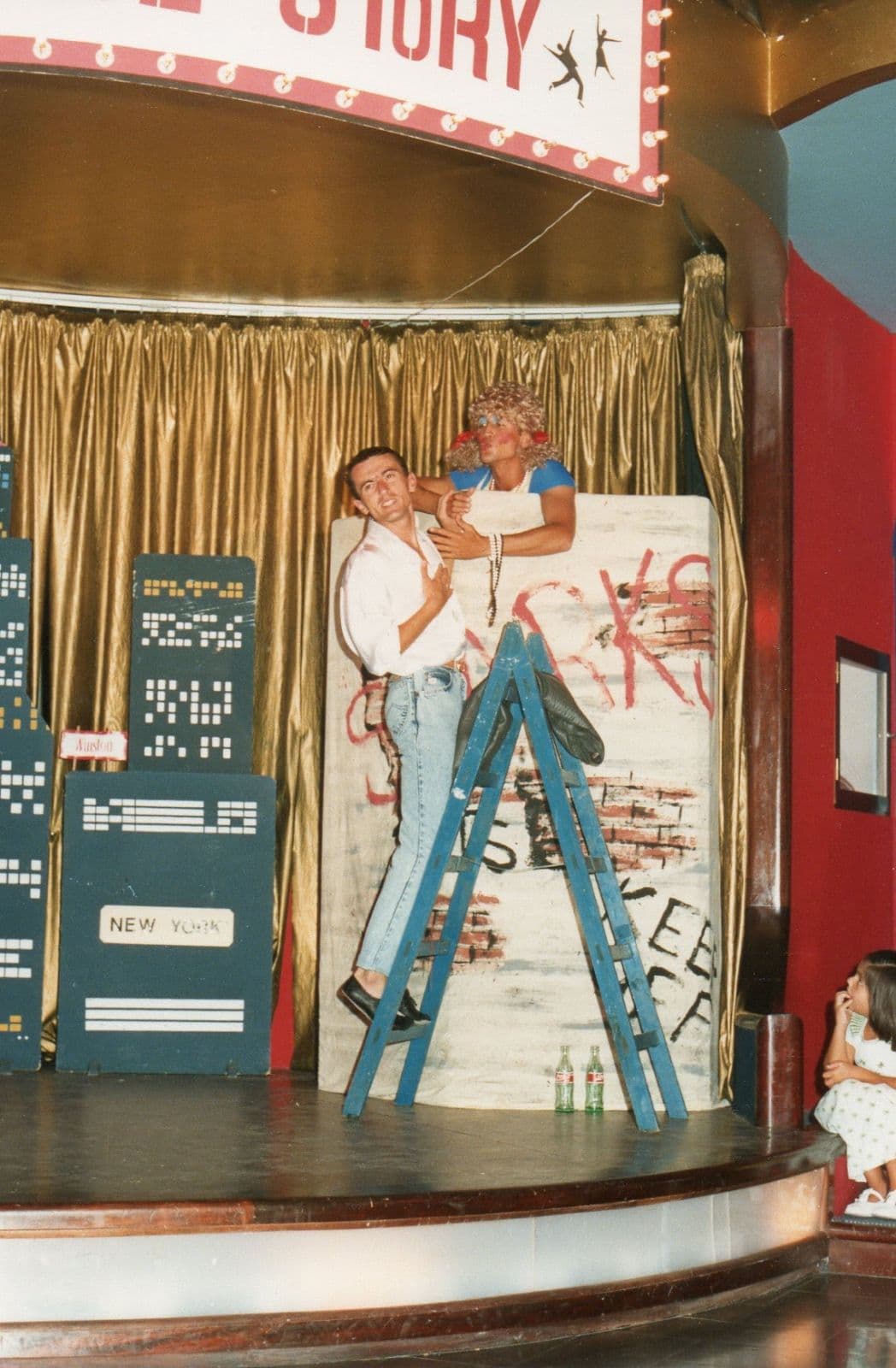 Cristóbal con su compañero en 'West Side Story'